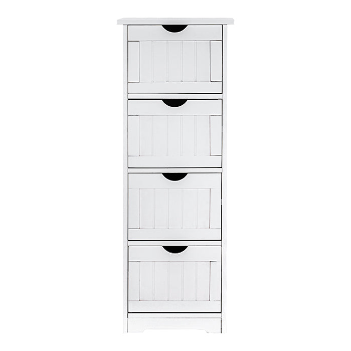 Newvalue 浴室収納 キャビネット 4段引き出し式 浴室コーナー